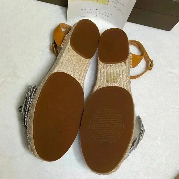 Chie Mihar Praga Navy Sandals Sz 10 - Picture 6 of 8